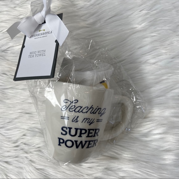 Teaching is my superpower- mug and tea towel